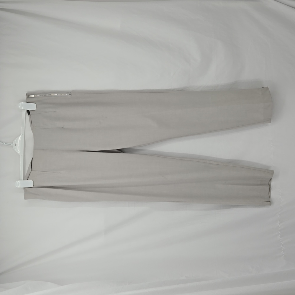 Amanda + Chelsea Plus Size Gray Contemporary Fit Narrow Leg Low Rise Slim Hip 14
